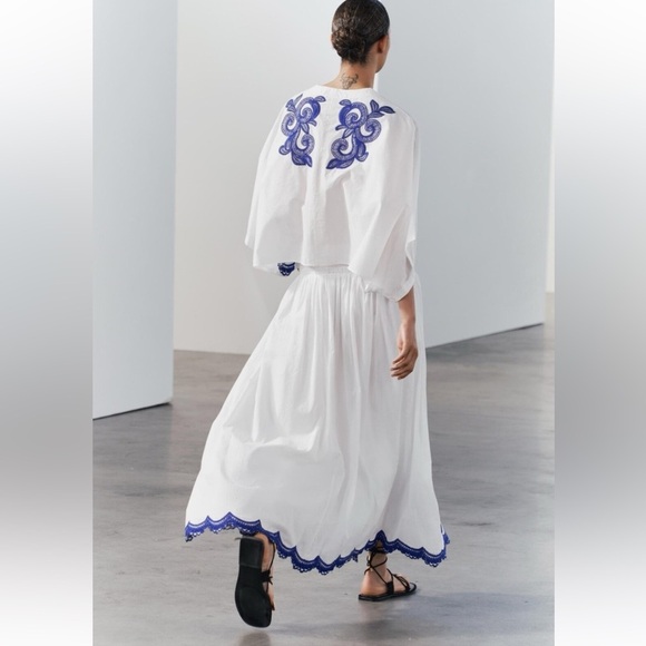 NWT vacation Midi Skirt Embroidery size XS and XL 
FIRM PRICE - Picture 6 of 16